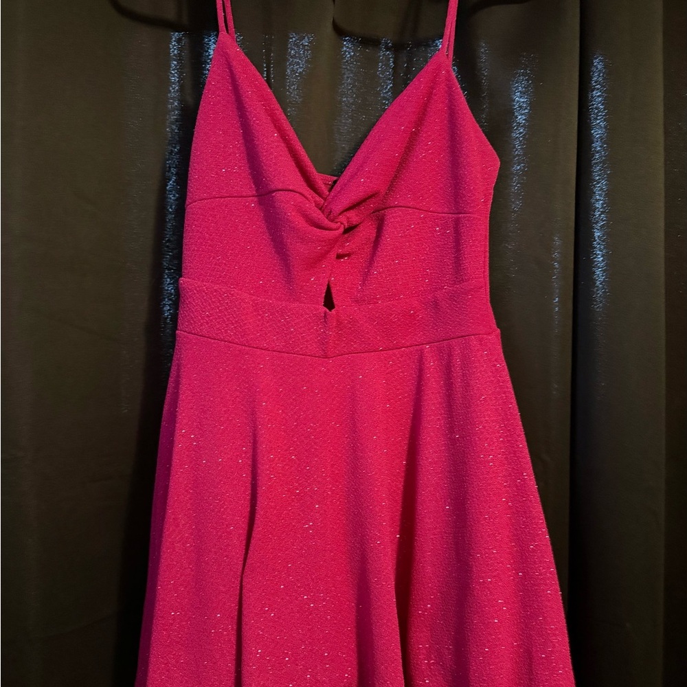 Windsor Fuchsia romper dress women’s large cocktail dress